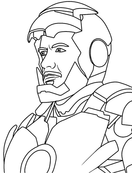 Coloring Page for Super Hero