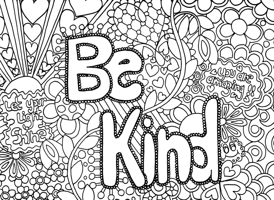 Coloring Page for Teens