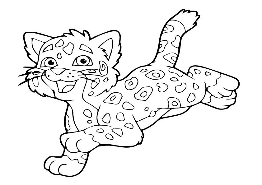 Coloring Page Jaguar