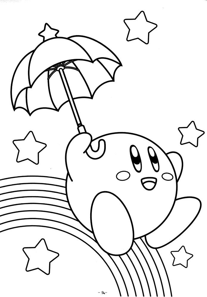 Coloring Page Kirby