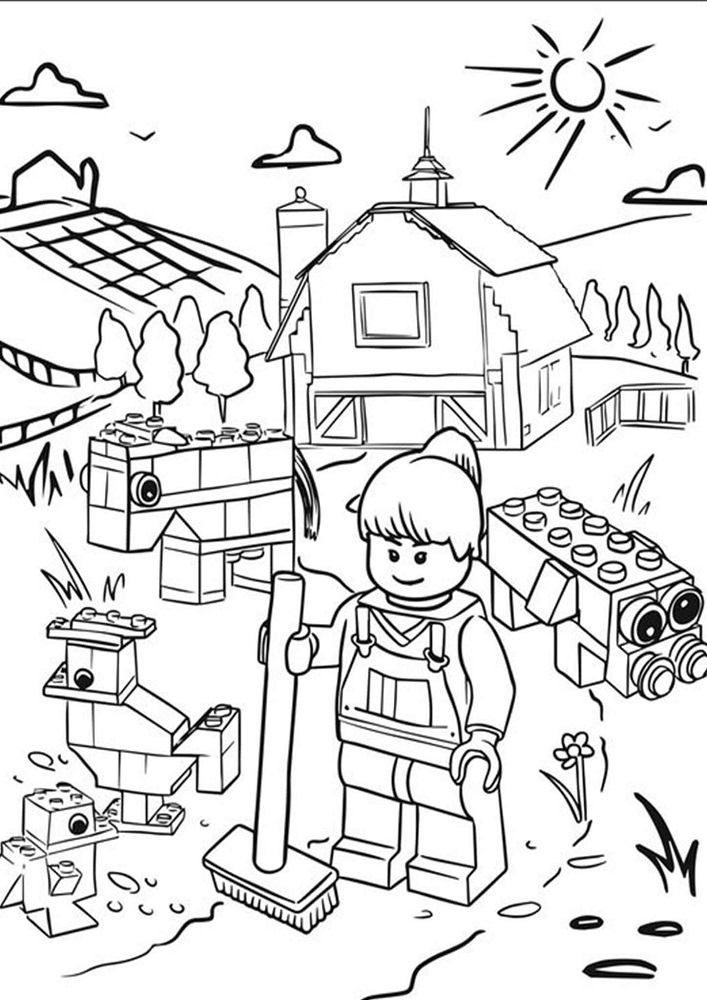 Coloring Page Lego
