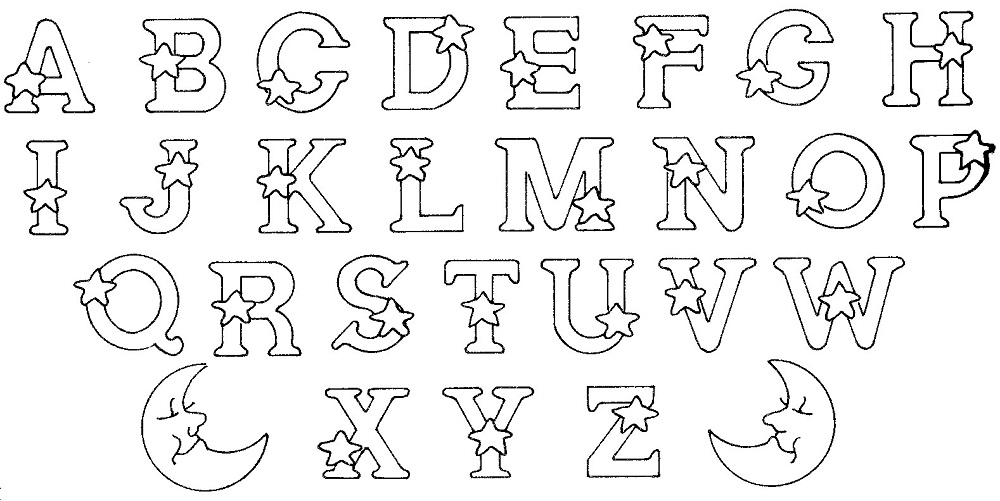 Coloring Page Letters