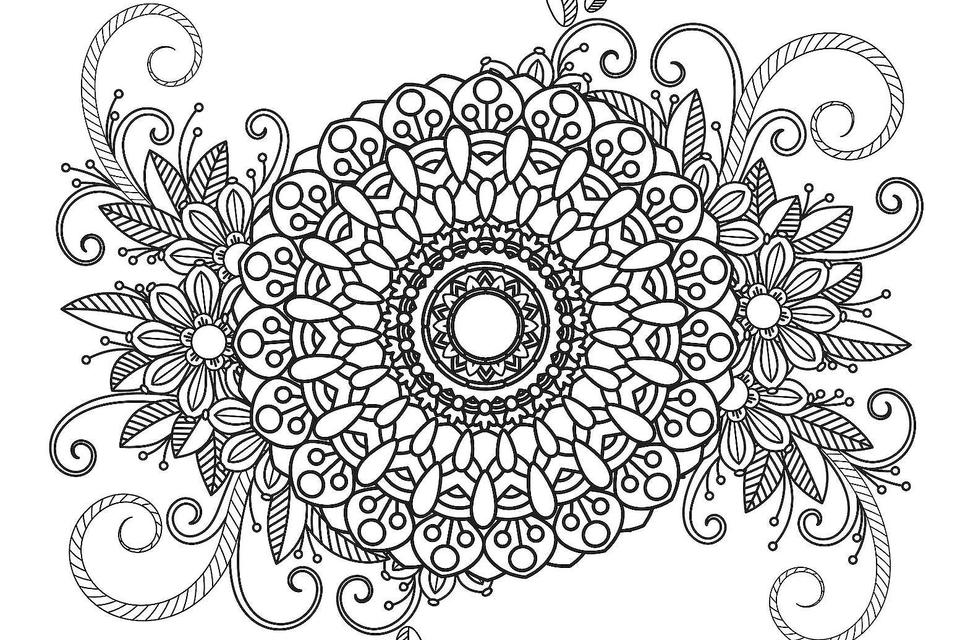 Coloring Page Mandala