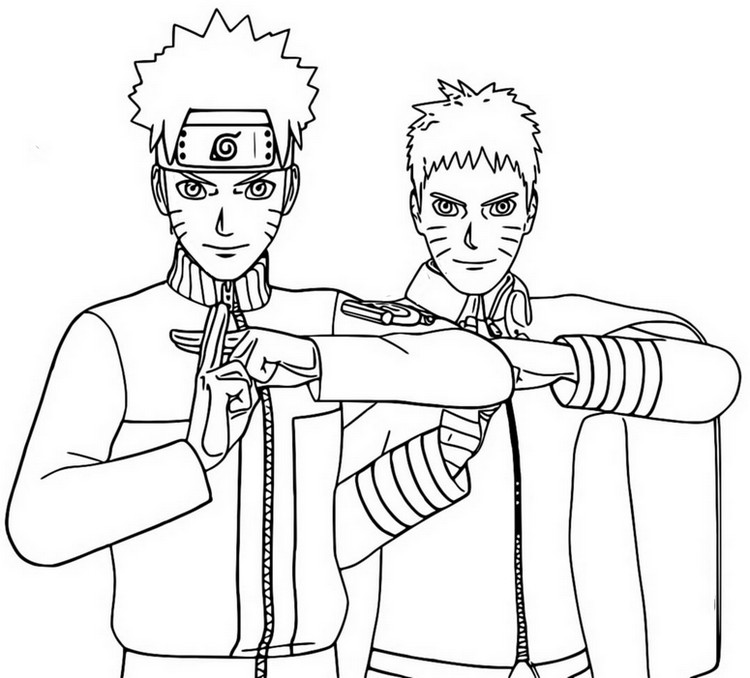 Coloring Page Naruto