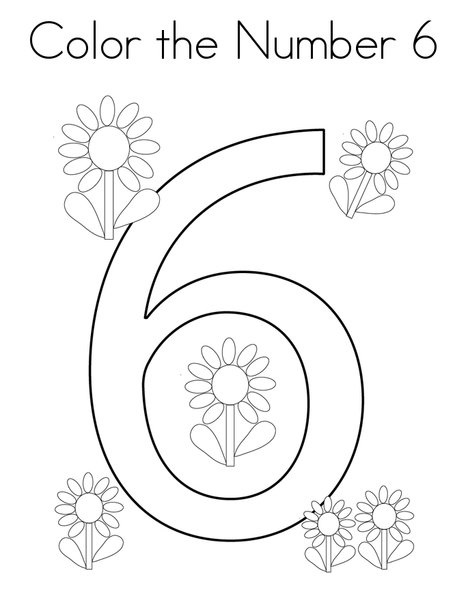 Coloring Page Number 6