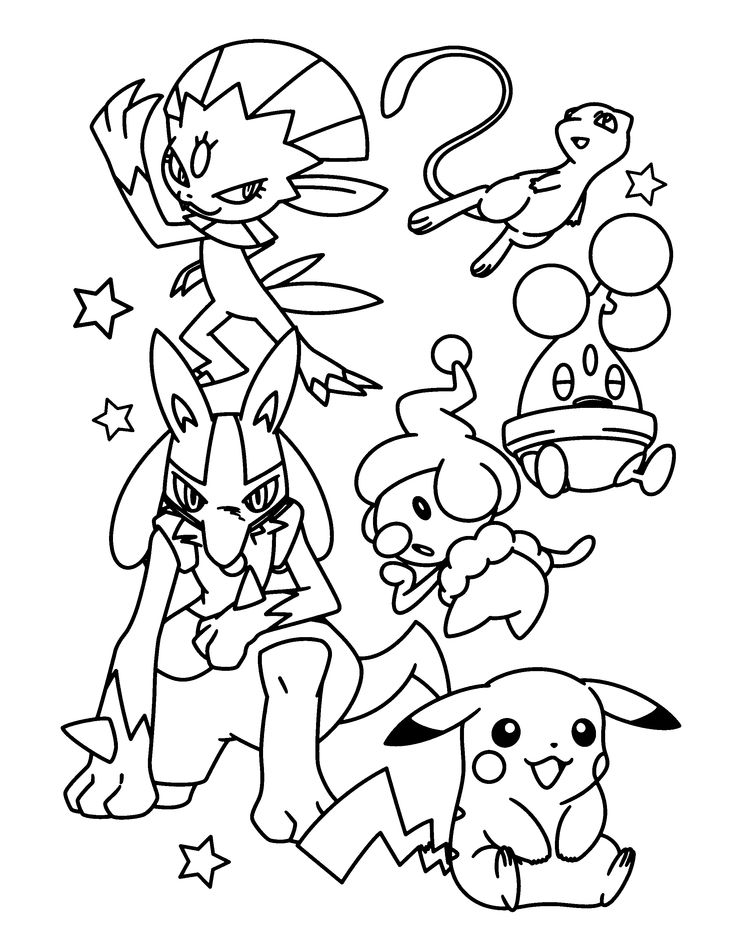 Coloring Page Pokemon