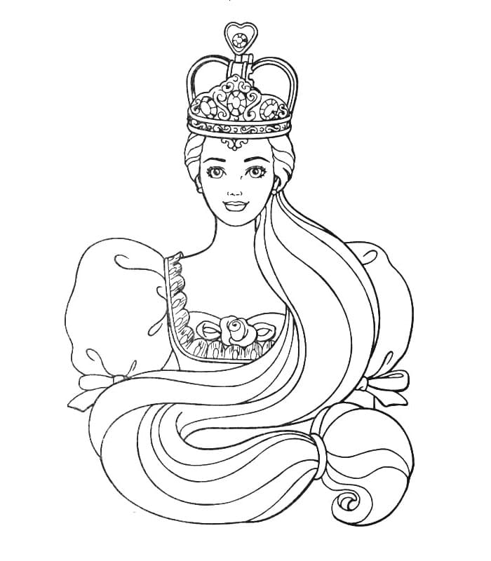 Coloring Page Queen