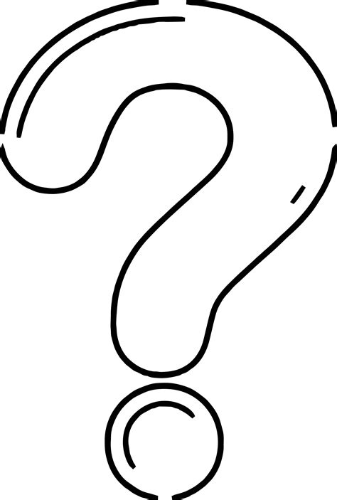 Coloring Page Question Mark