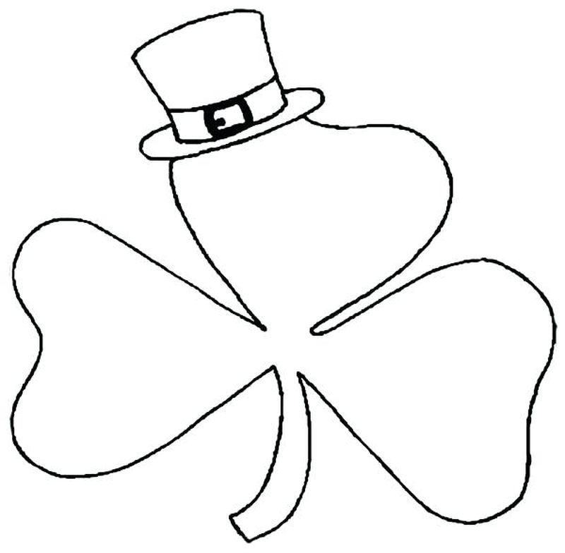 Coloring Page Shamrock