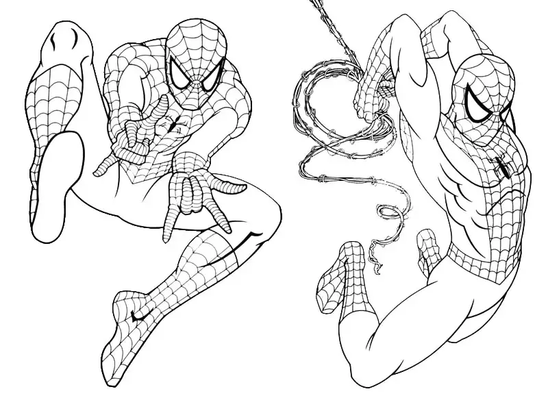 Coloring Page spiderman