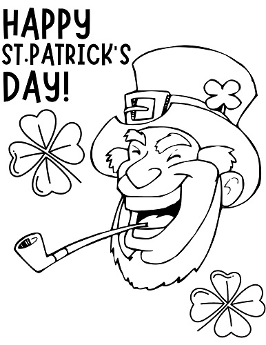 Coloring Page St Patrick's Day