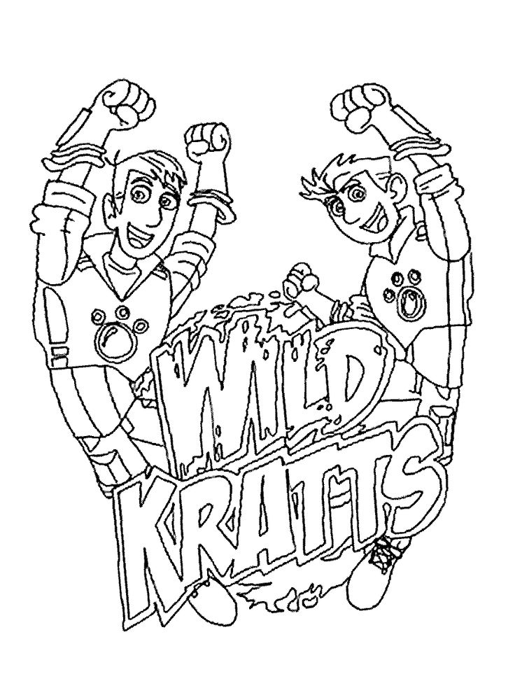 Coloring Page Wild Kratts