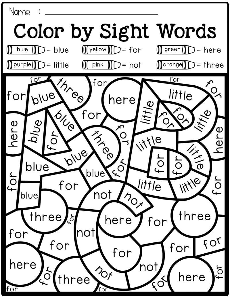 Coloring Pages 2nd Graders