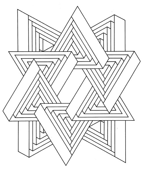 coloring pages 3d