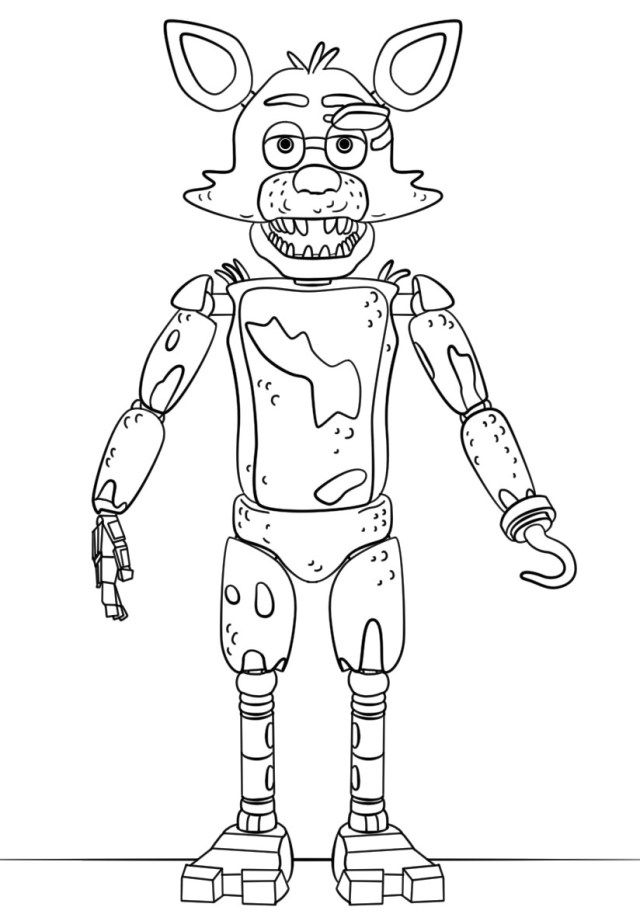 Coloring Pages 5 Nights At Freddy's