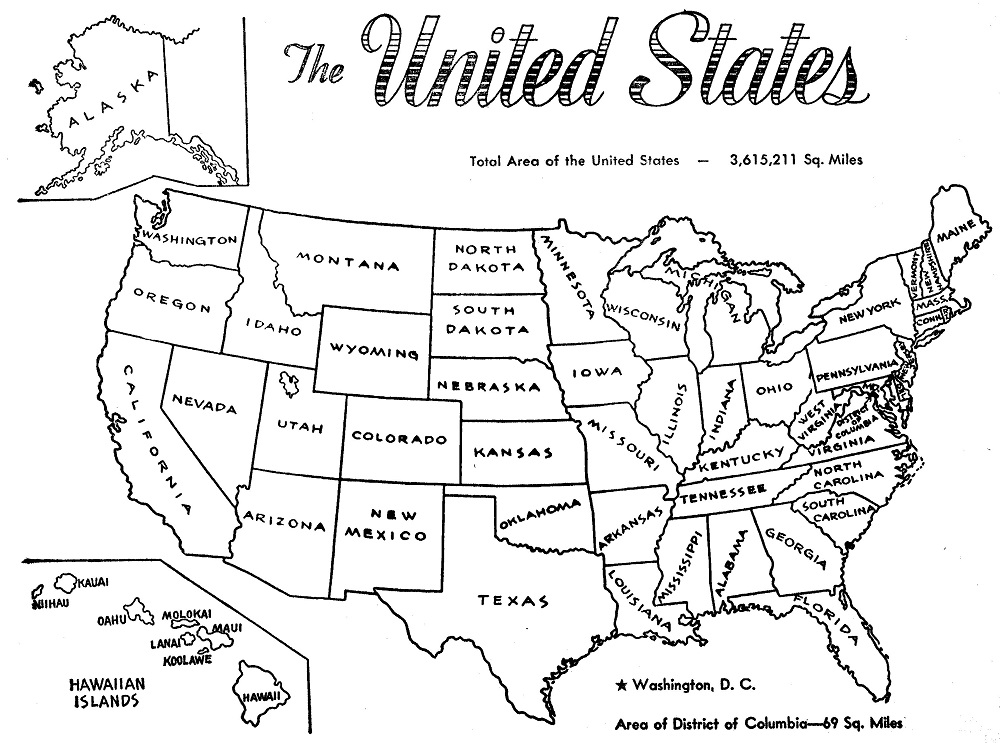 Coloring Pages 50 States