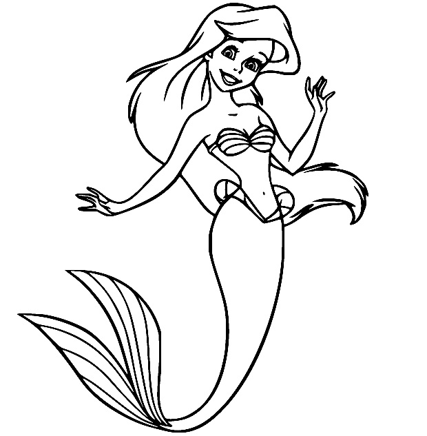 Coloring Pages Ariel