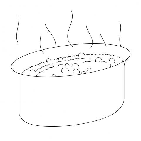 coloring pages boiling water