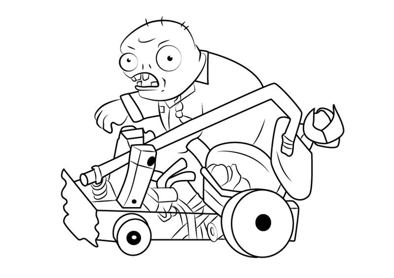 coloring pages catapult zombie
