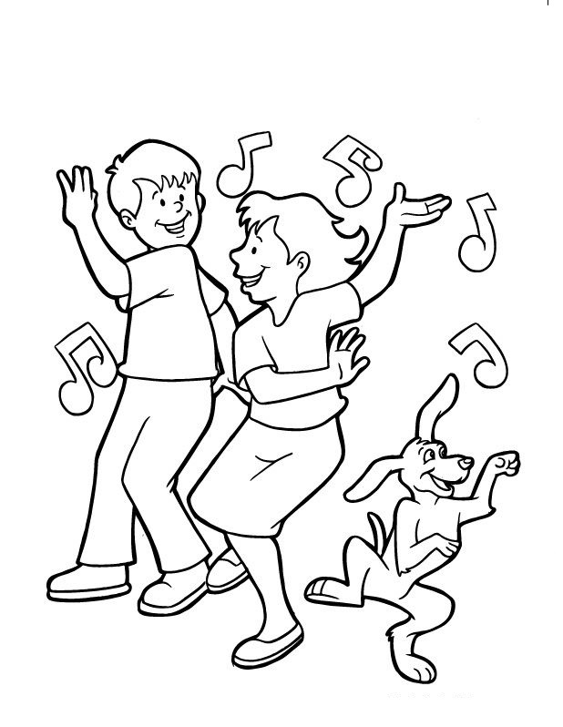 Coloring Pages Dance