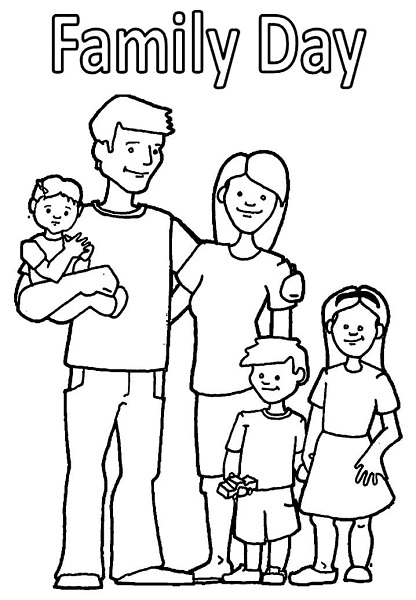 Coloring Pages Family