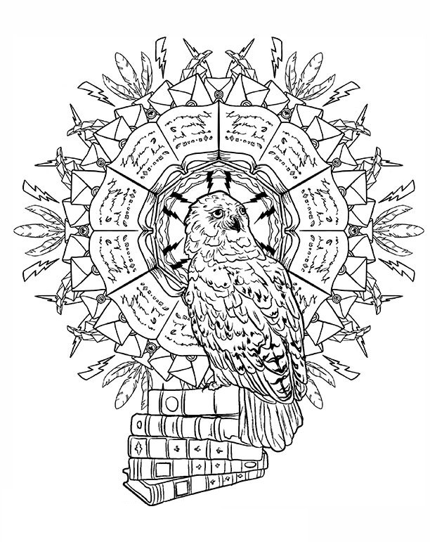 Coloring Pages for Adults Harry Potter