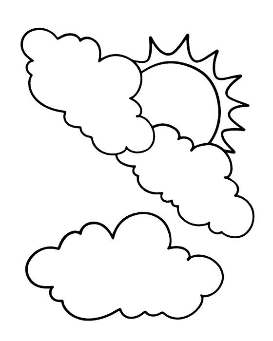 Coloring Pages for Clouds