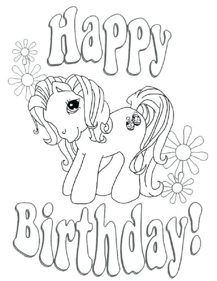 coloring pages for girls advanced horse birthday