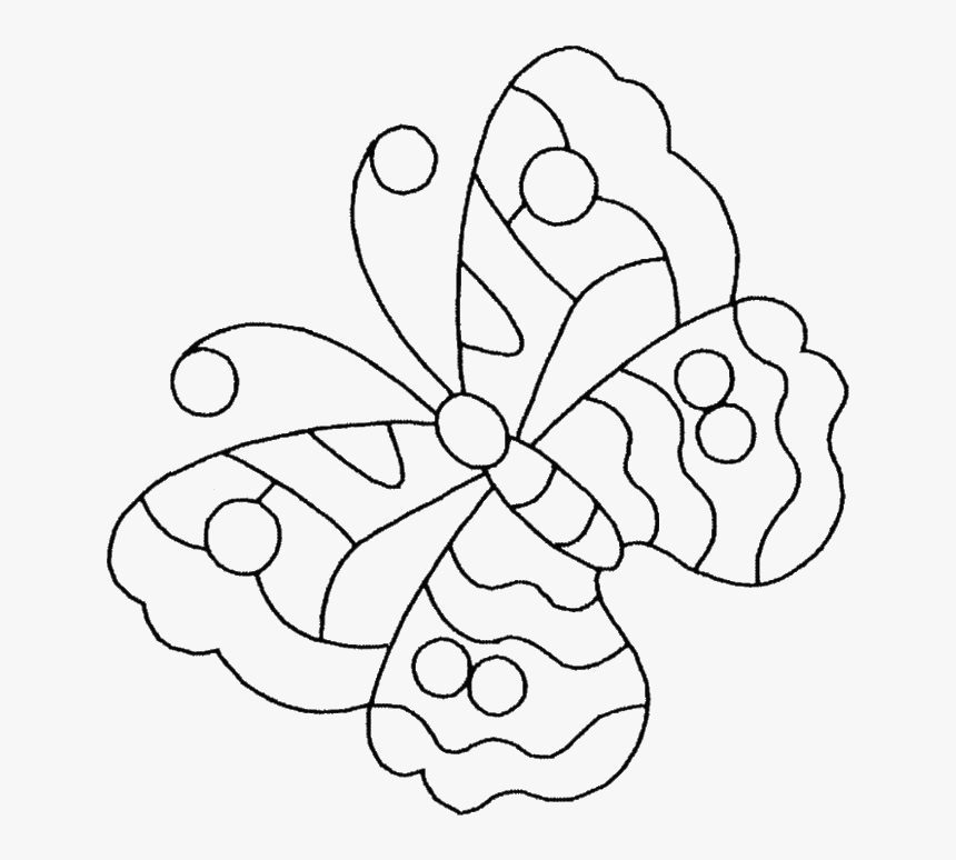 coloring pages for girls easy butterfly