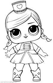 coloring pages for girls lol dolls