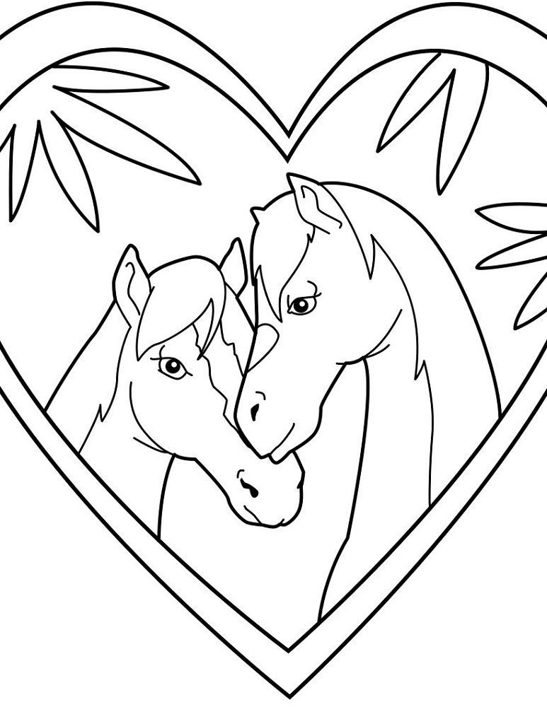 coloring pages for horse lovers