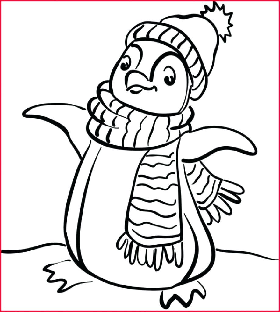 coloring pages for kindergarten winter