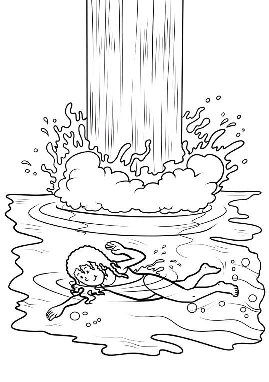 Coloring Pages for Preschoolers Splash Water