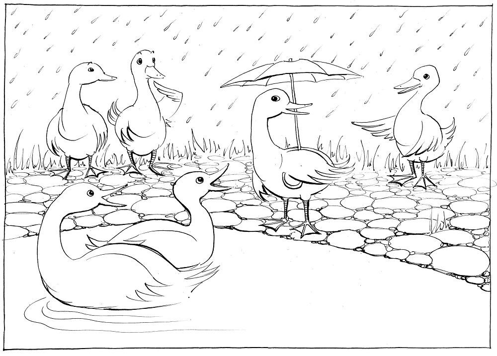 coloring pages for water