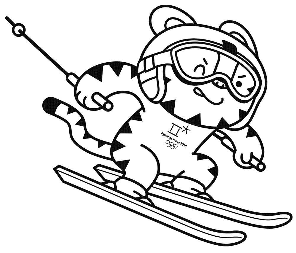 coloring pages for winter olympics