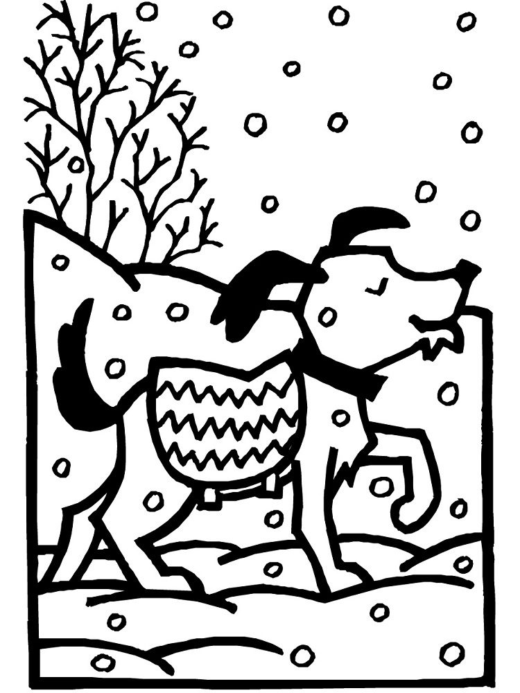 coloring pages for winter