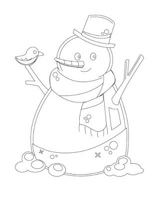 coloring pages free winter