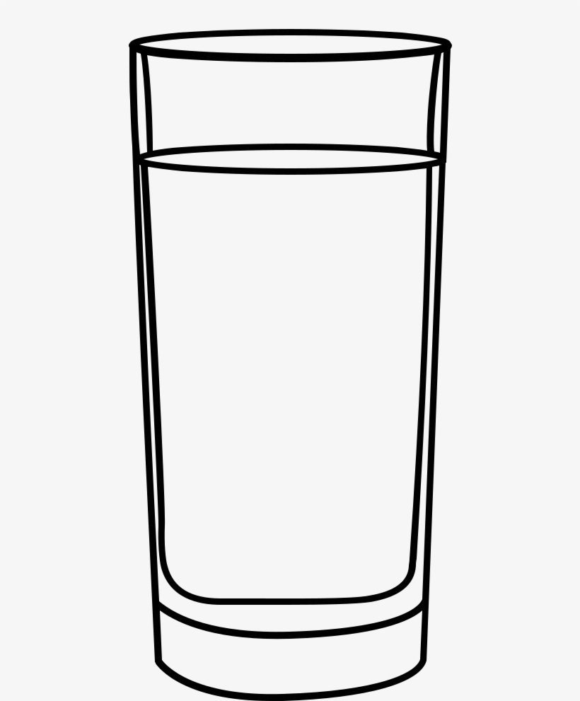 coloring pages glass of water