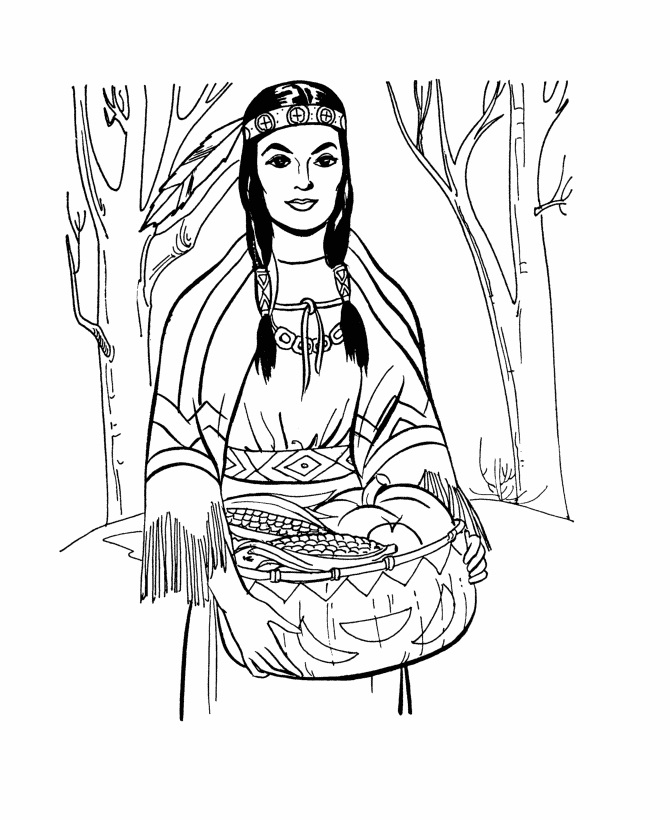 Coloring Pages Indian