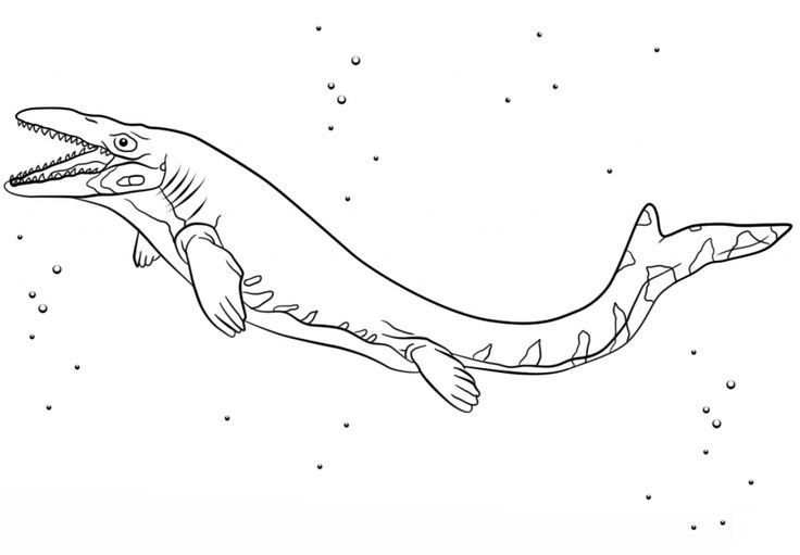 coloring pages jurassic world water dinos