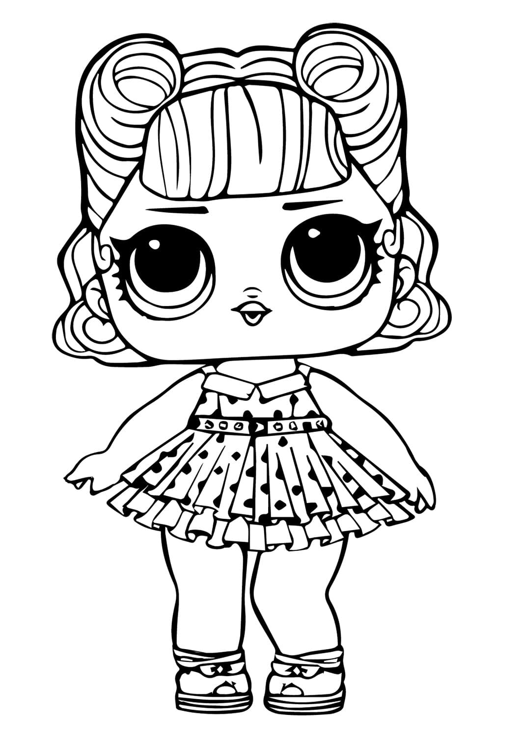 coloring pages lol dolls