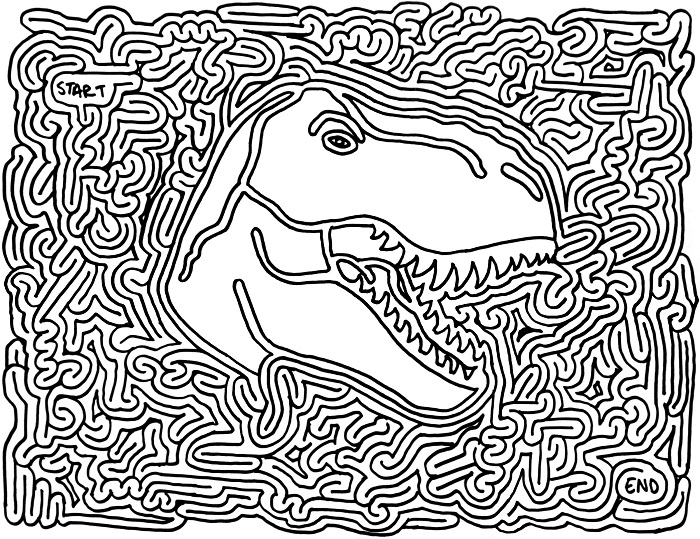 Coloring Pages Mazes for Adults