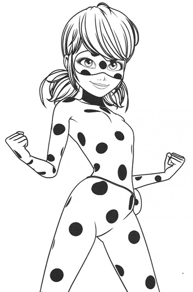 coloring pages miraculous ladybug