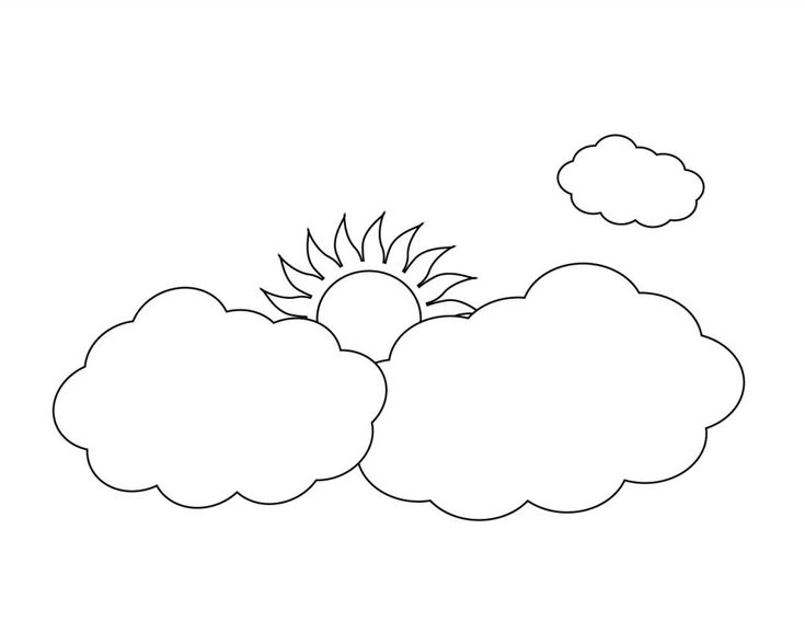 Coloring Pages of Clouds