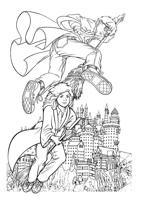 Coloring Pages of Harry Potter