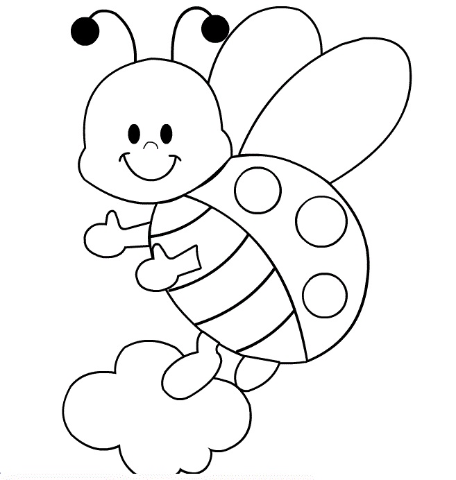 coloring pages of ladybugs