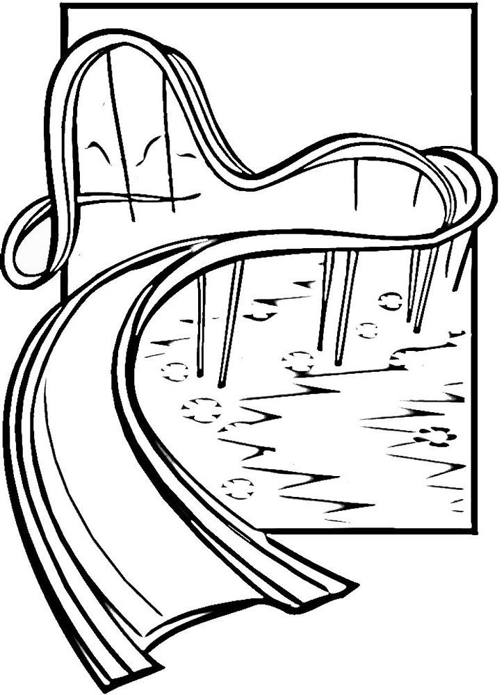 coloring pages of water rides