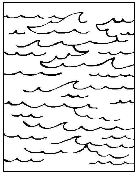 coloring pages of water waves for kids