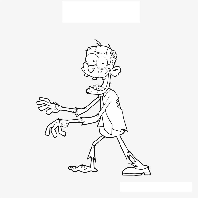 coloring pages of zombie