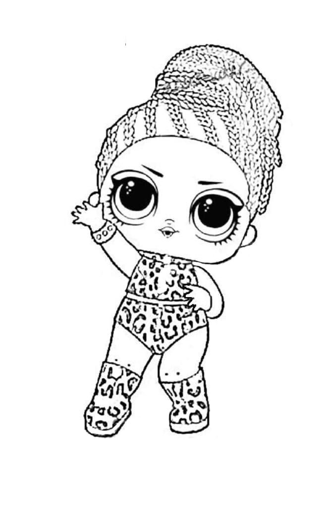 coloring pages printable lol dolls